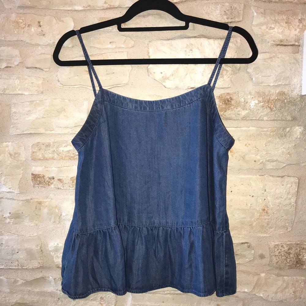 Ann Taylor Loft Chambray Top